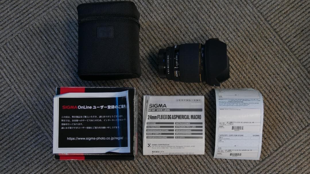 SIGMA 24mm F1.8 EX DG ASPHERICAL ペンタックス用