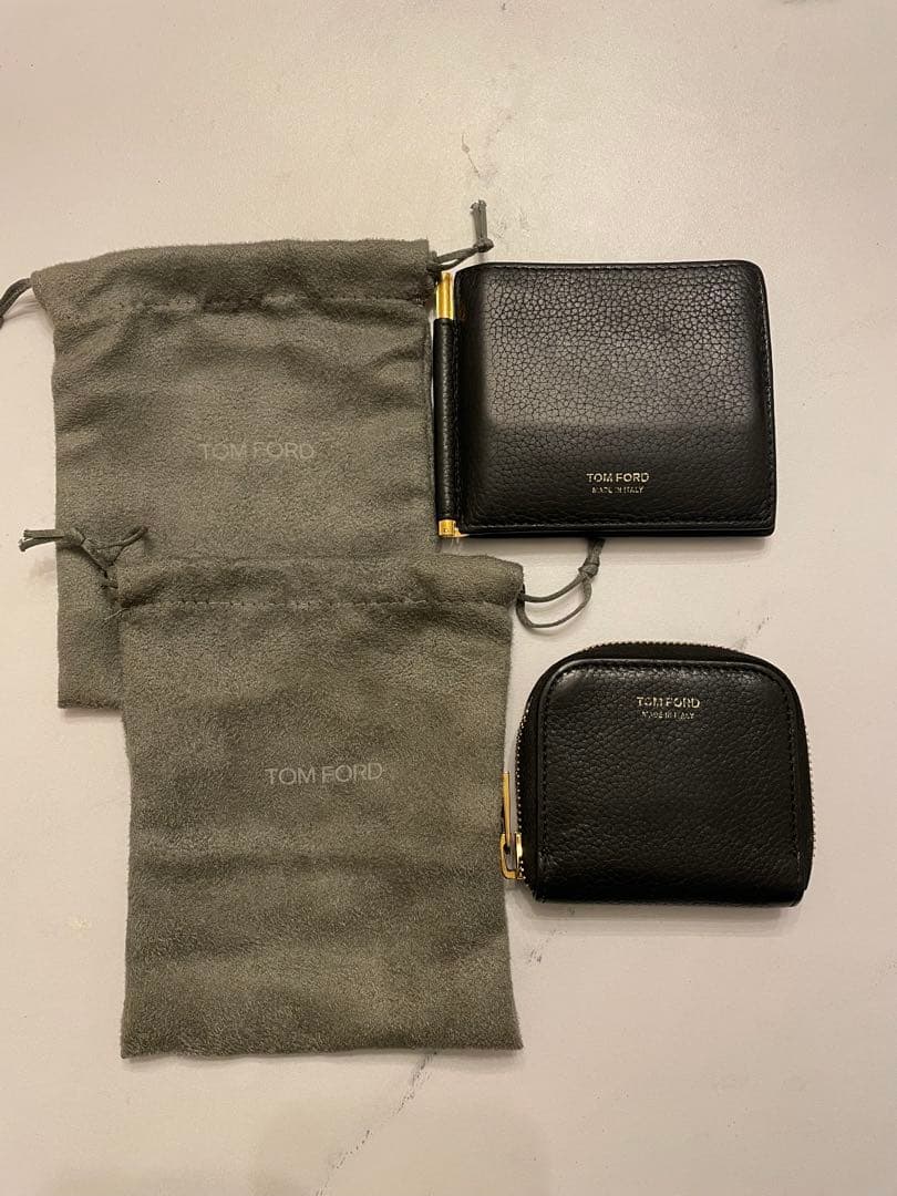 TOM FORD ブラック マネークリップ　ケース