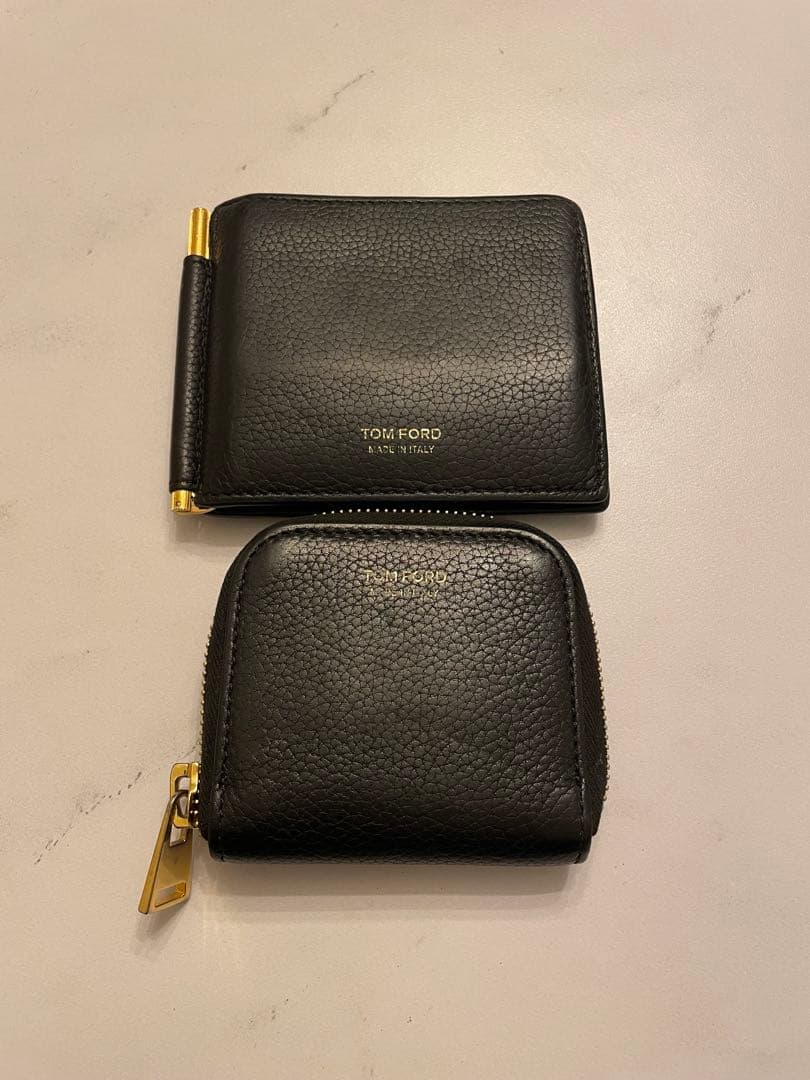 TOM FORD ブラック マネークリップ　ケース