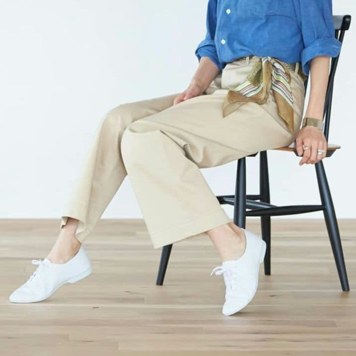 新品 CATWORTH キャットワース パテント 白 フラットシューズ 35