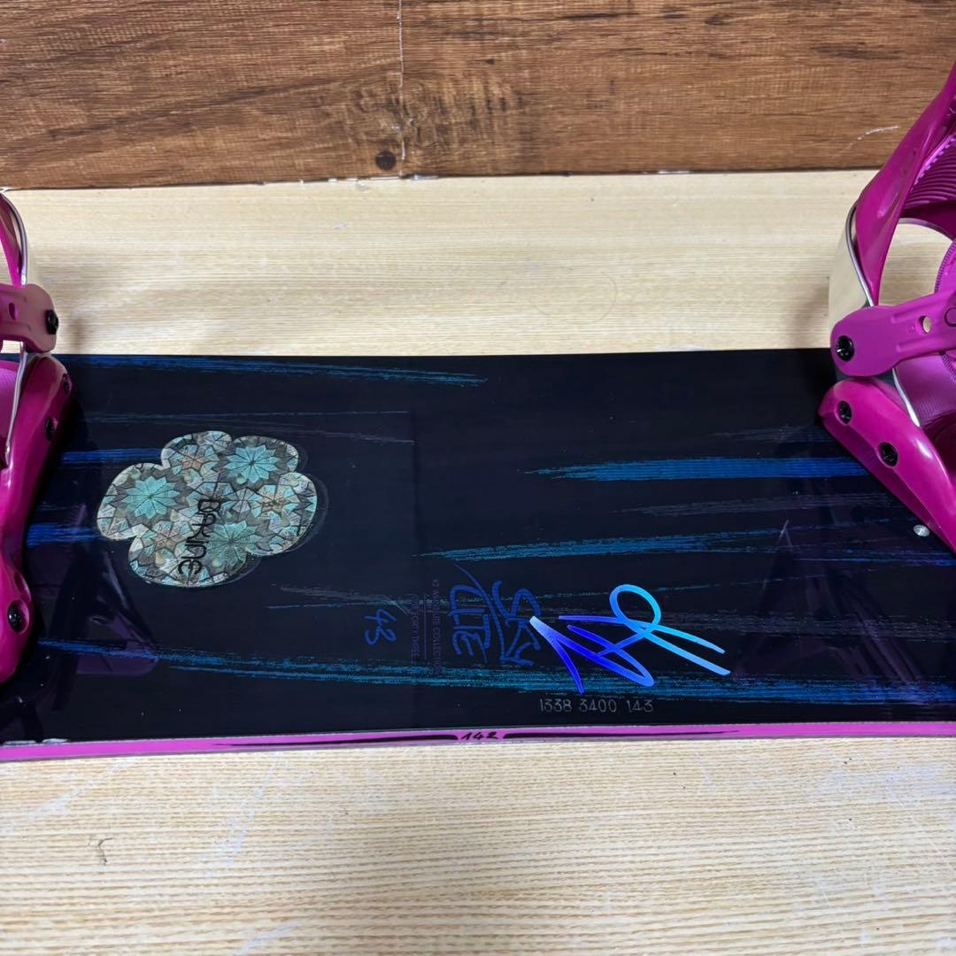 K2 初心者オススメ　レディース スノーボード 2点143cm メンテナンス済み