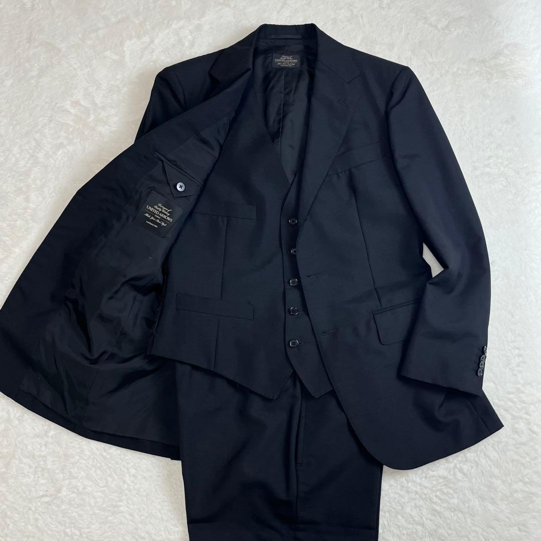 ユナイテッドアローズ　セットアップ　スリーピース　ジャケット　ベスト　パンツ