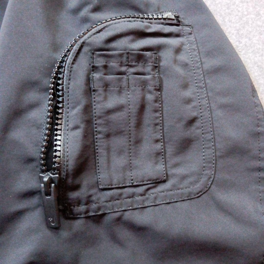 ユニクロ +J ジルサンダー コラボ MA1 オーバーサイズブルゾン ブラック