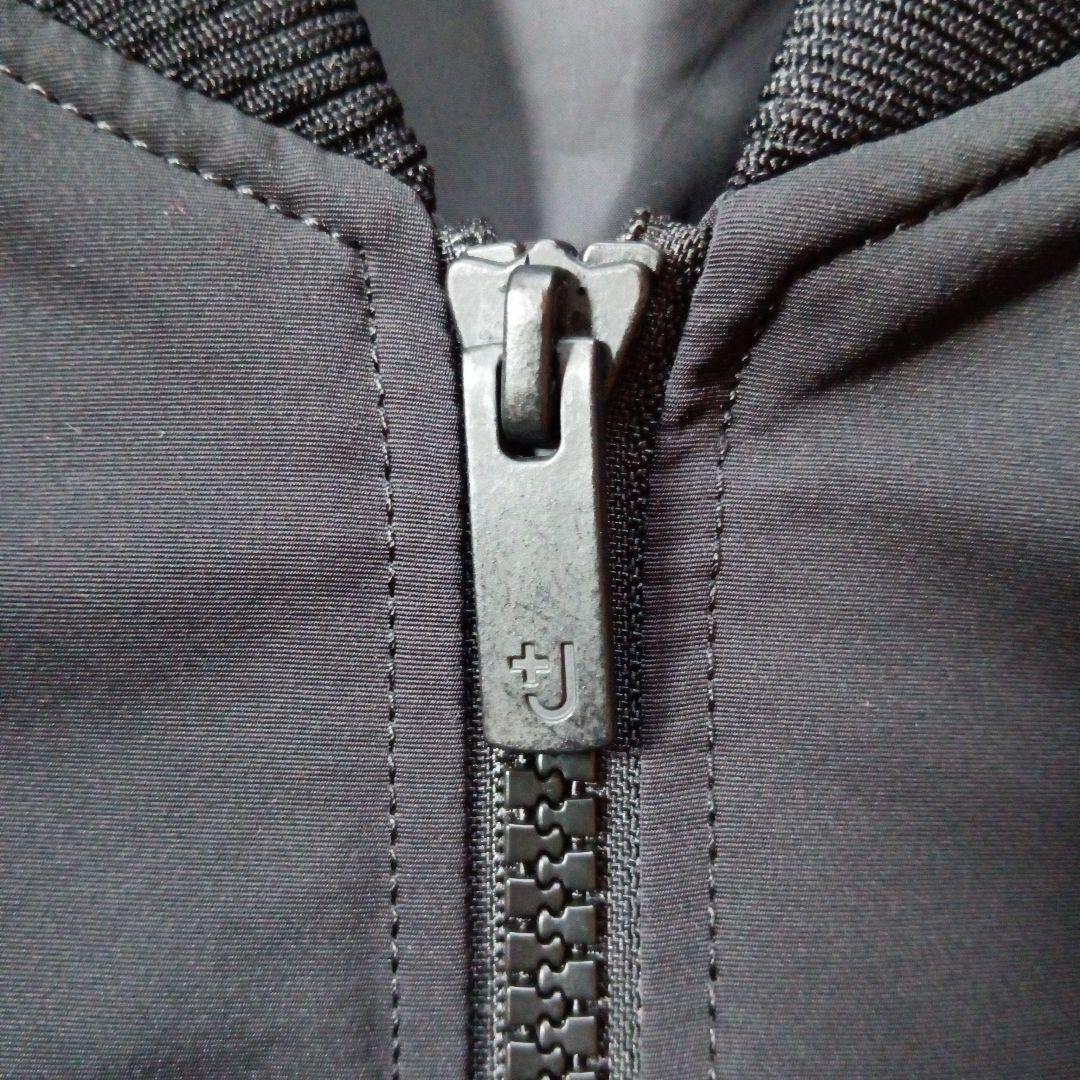 ユニクロ +J ジルサンダー コラボ MA1 オーバーサイズブルゾン ブラック