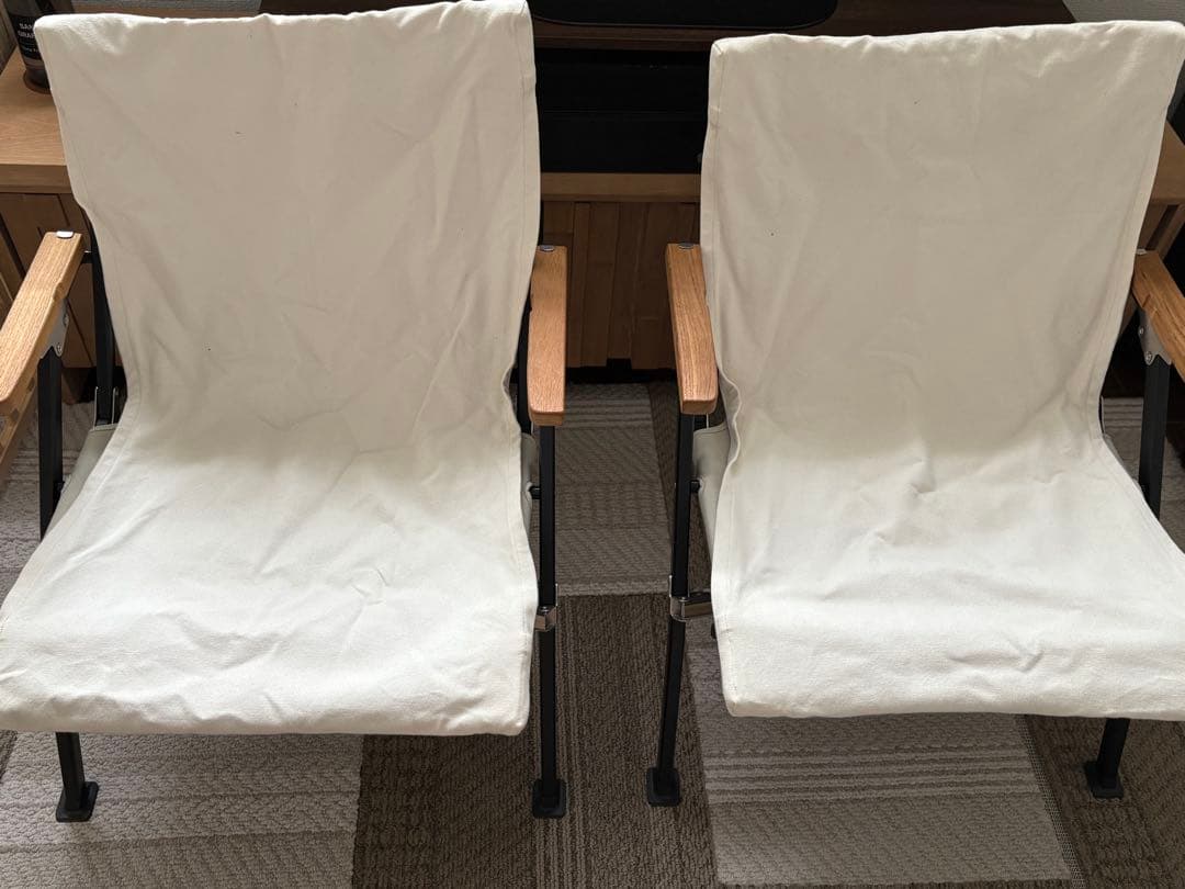 スノーピーク ローチェア30 アイボリー 2脚セット