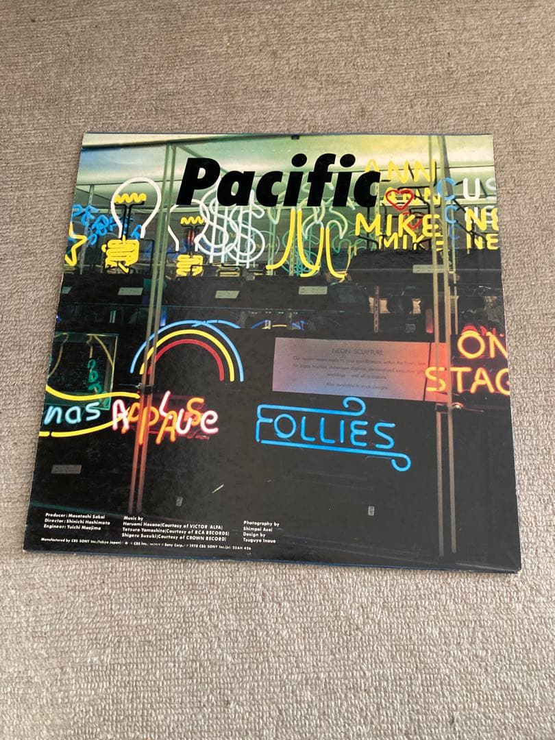 Pacific レコード　山下達郎　細野晴臣　鈴木茂