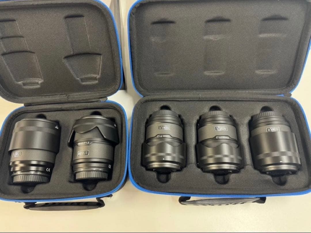 SIRUI Sniper F1.2 5本セットEマウント可変ND、CPLおまけ付