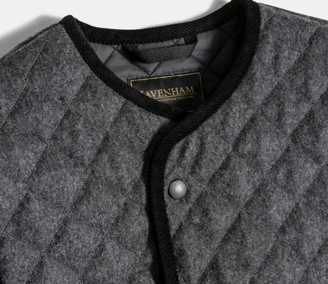 【美品】ラベンハム／LAVENHAM　ウールベストジレ