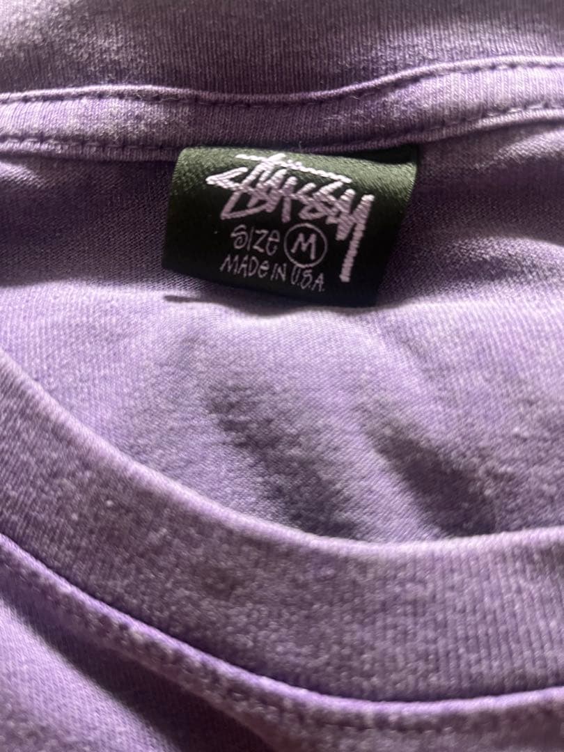 old stussy usa製　長袖カットソー purple