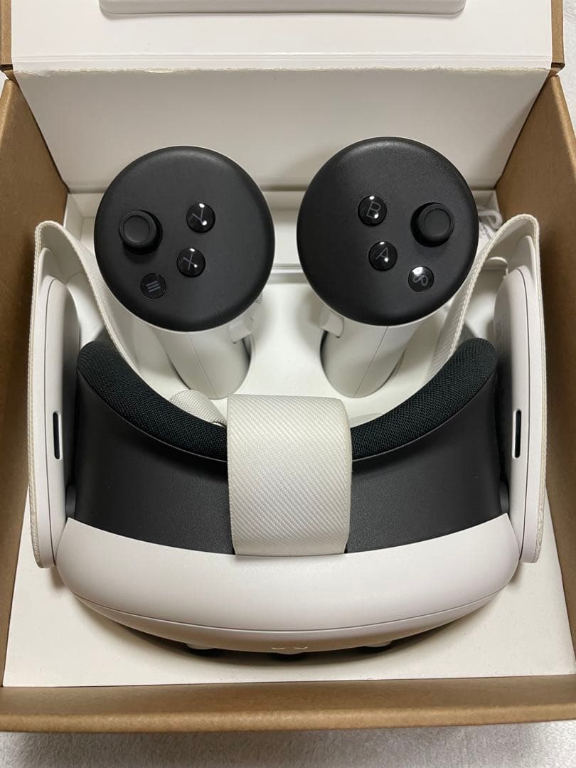  Quest 3 VRヘッドセット(512GB)+純正PC接続ケーブル