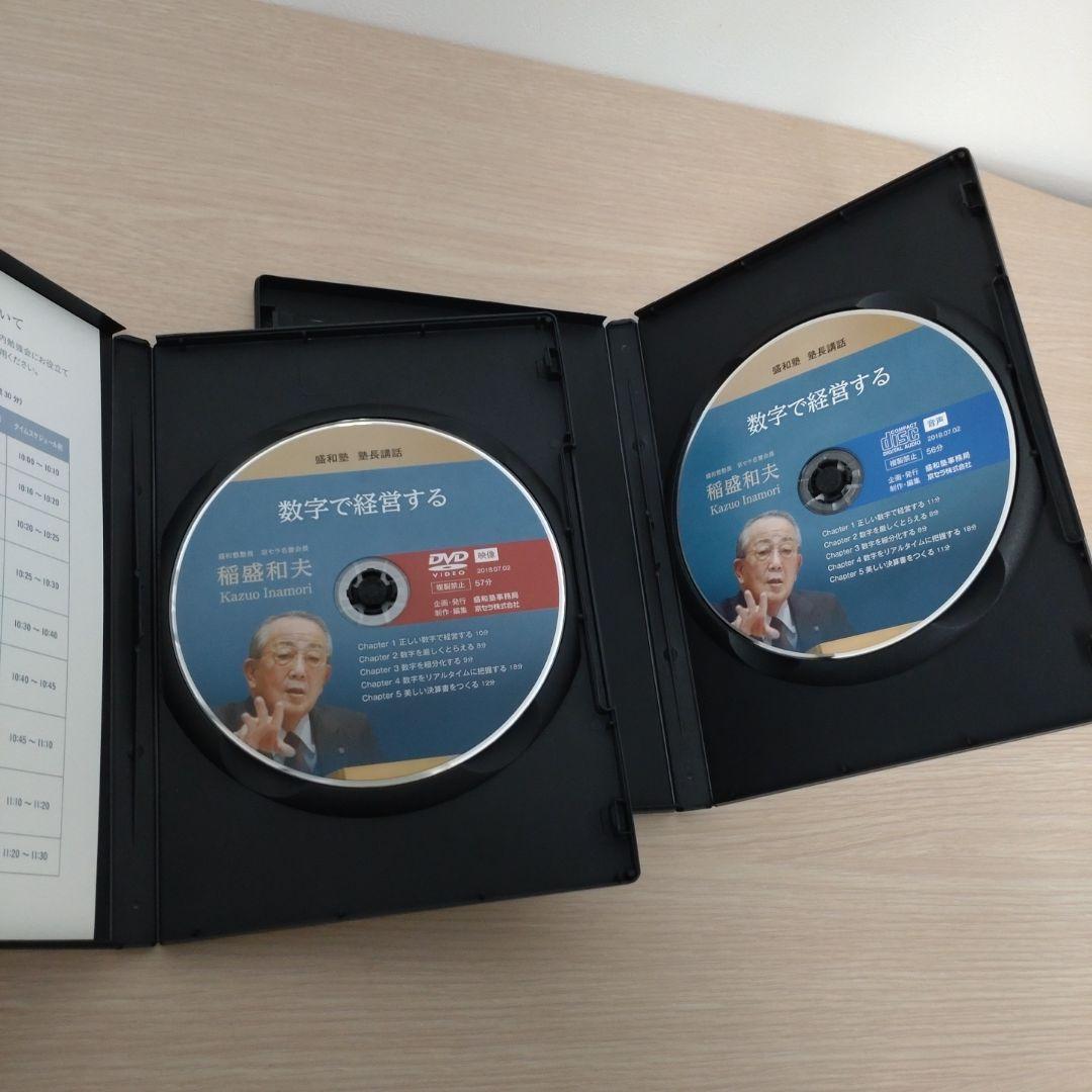 稲盛和夫　盛和塾　塾長講話　CD＋DVDセット