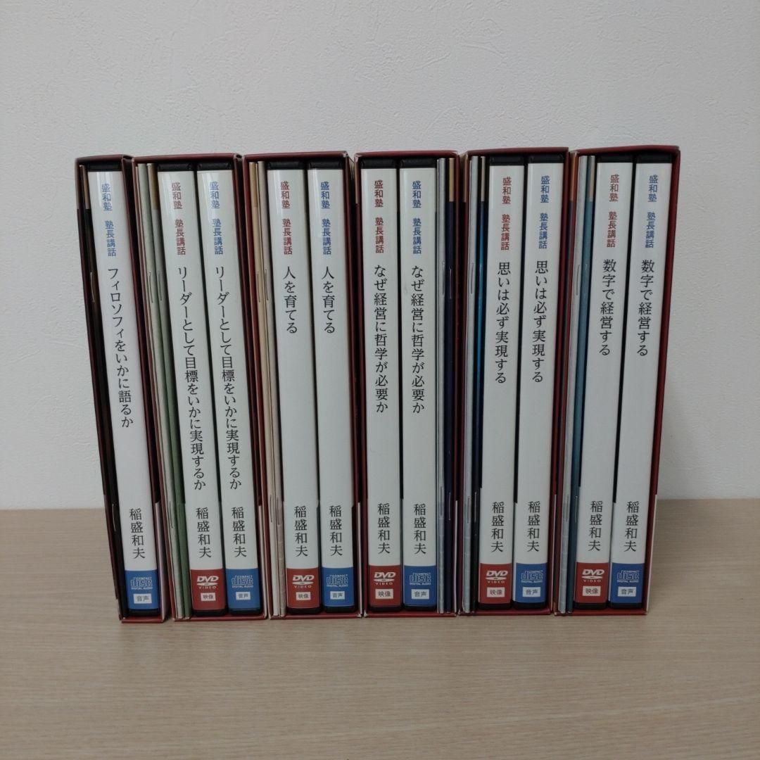 稲盛和夫　盛和塾　塾長講話　CD＋DVDセット