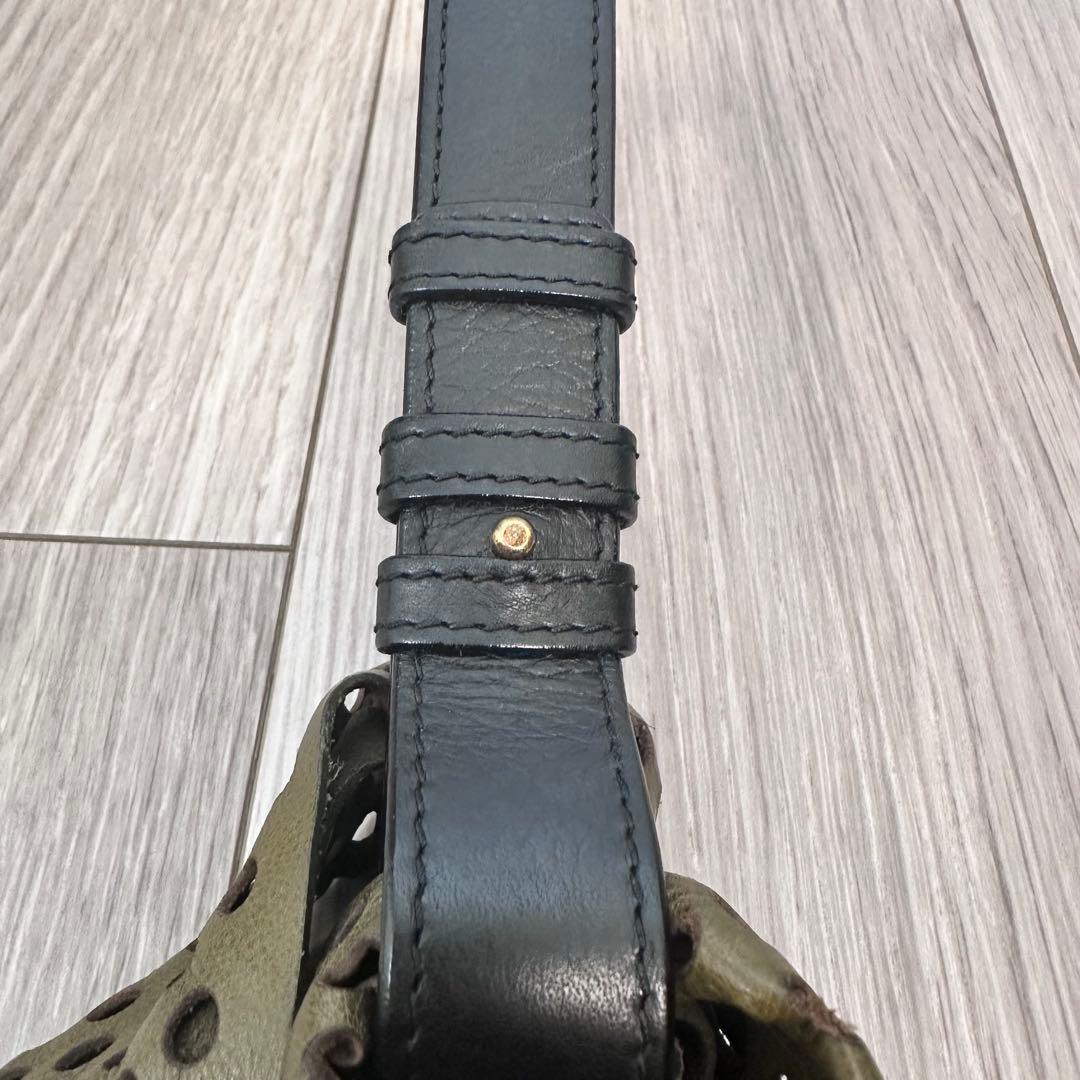 【美品】ジルサンダー パンチングレザー トート バッグ