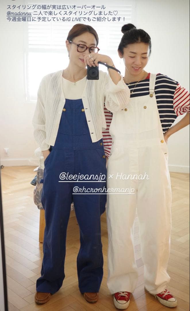 LEE for HANNAH×RHC オーバーオール　サイズXS