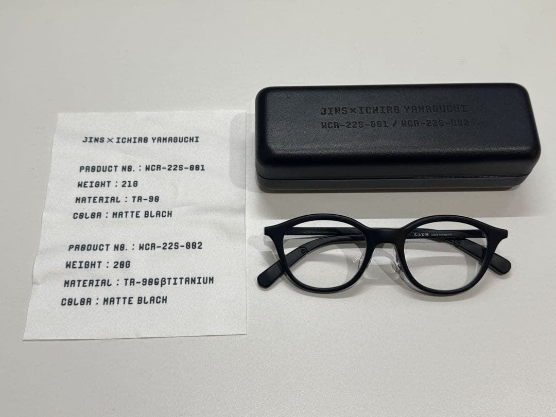 JINS ICHIRO YAMAGUCHI WCE-22S-001 山口一郎