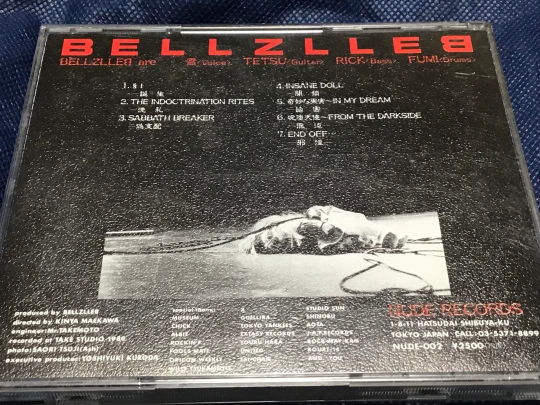 中古 BELLZLLEB 1st アルバム　DEAD END ROMMEL