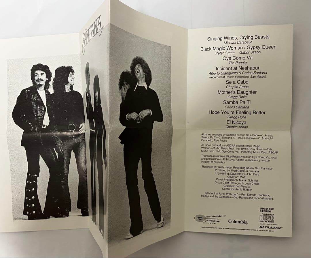 SNTANA /ABRAXAS/ORIGINAL/UDCD552 【美品 帯付】