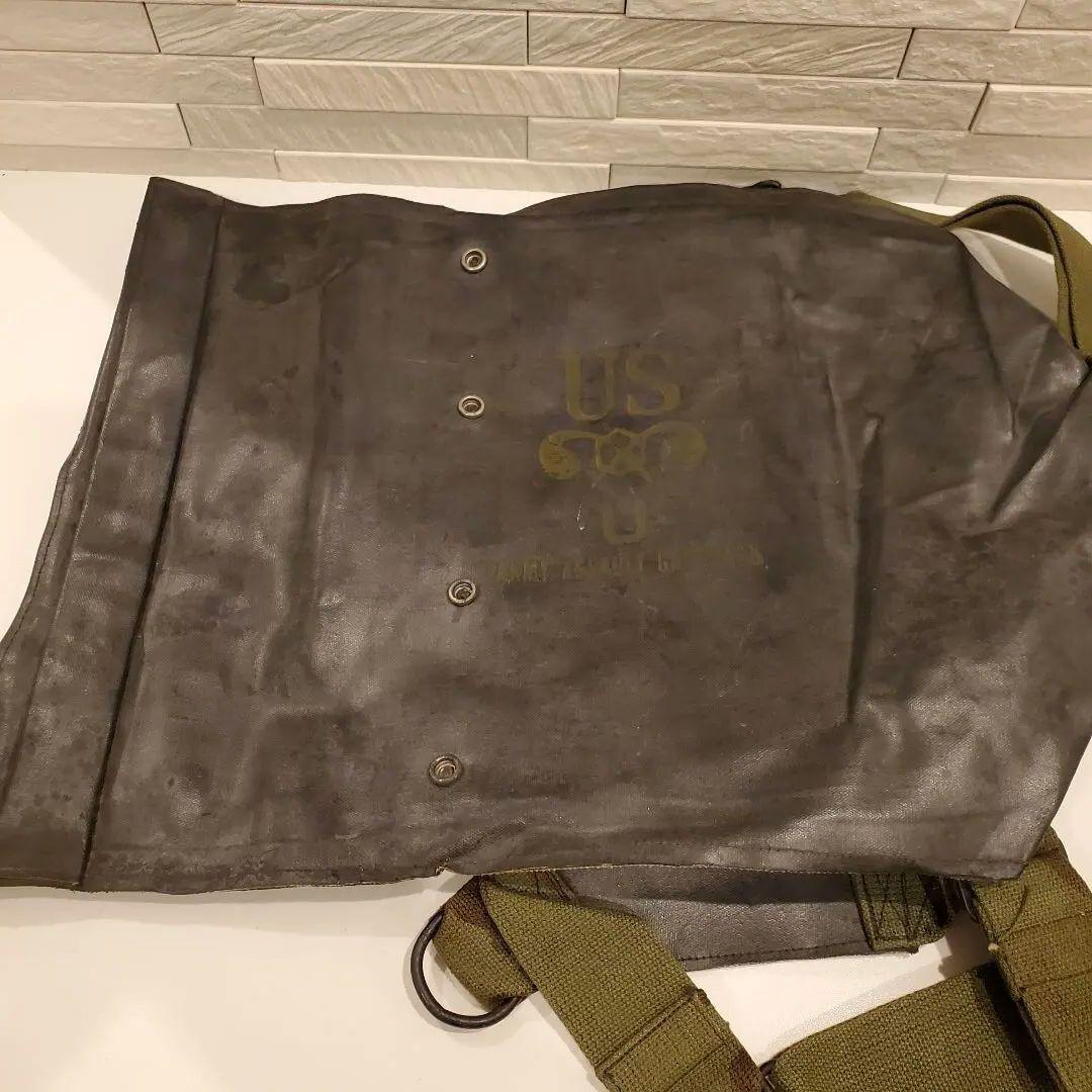 【希少】WWII 防水 ガスマスクバッグ 4つスナップ ノルマンディー