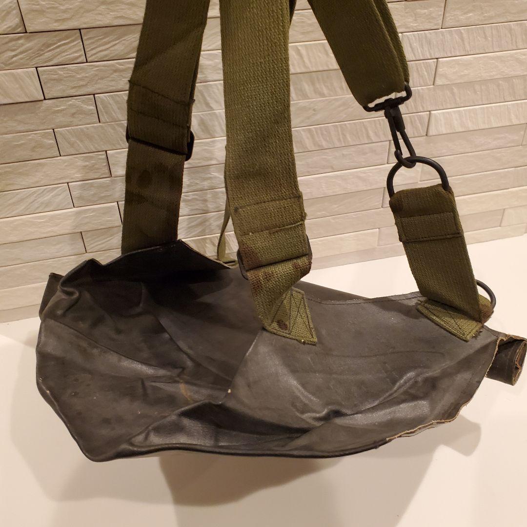 【希少】WWII 防水 ガスマスクバッグ 4つスナップ ノルマンディー