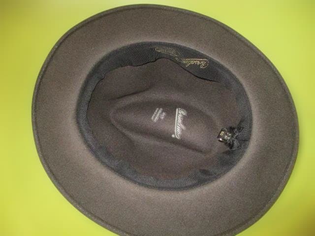 イタリー製　BORSALINO　ボルサリーノ　中折れ　フェルト　ハット　６０
