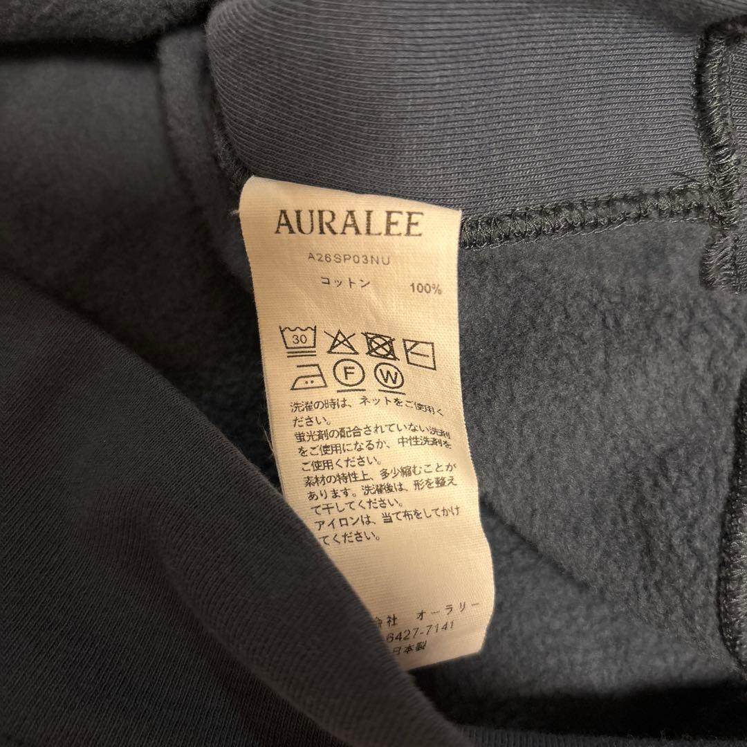 【美品】AURALEE26SS ELASTIC HIGH GAUGE SWEAT