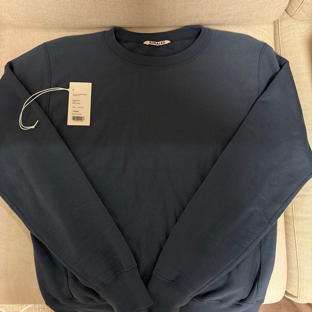 【美品】AURALEE26SS ELASTIC HIGH GAUGE SWEAT