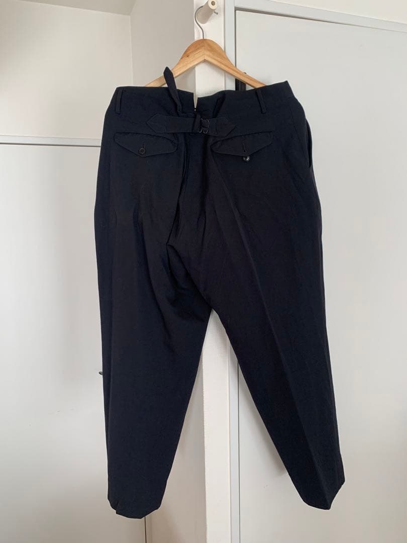 COMOLI ウールギャバ ２タックパンツ N03-03001 size3