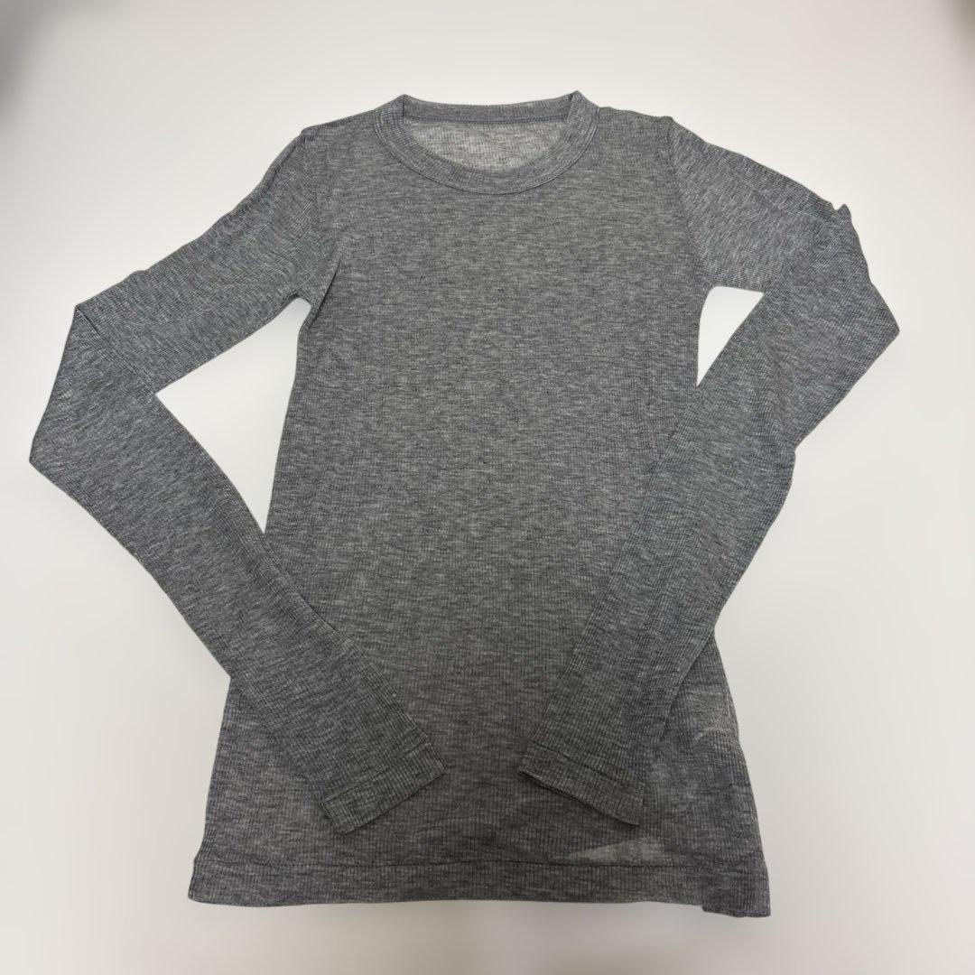 BATONER バトナー　MELTY RIB U NECK T-SHIRT