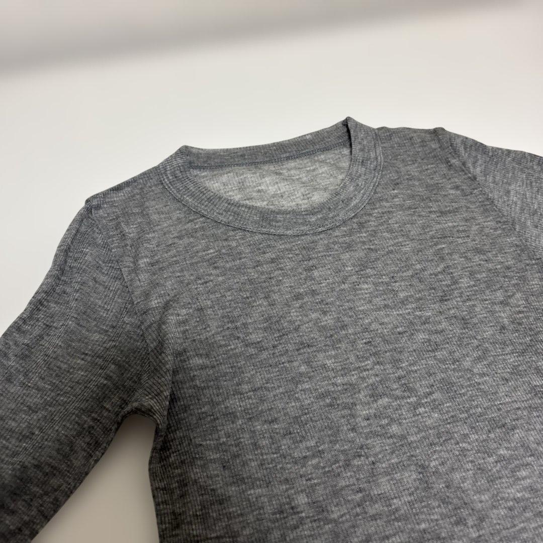 BATONER バトナー　MELTY RIB U NECK T-SHIRT