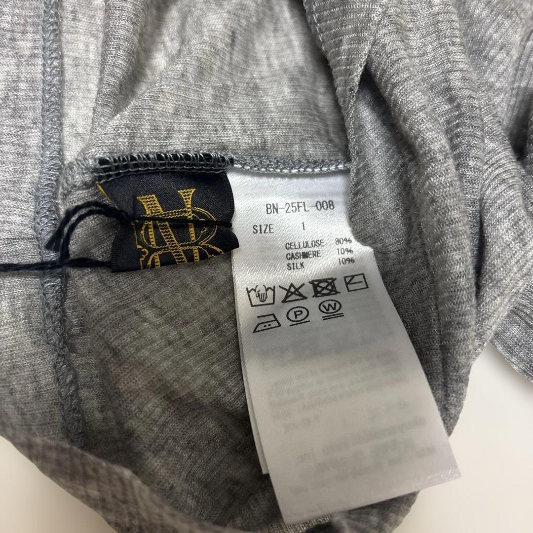 BATONER バトナー　MELTY RIB U NECK T-SHIRT