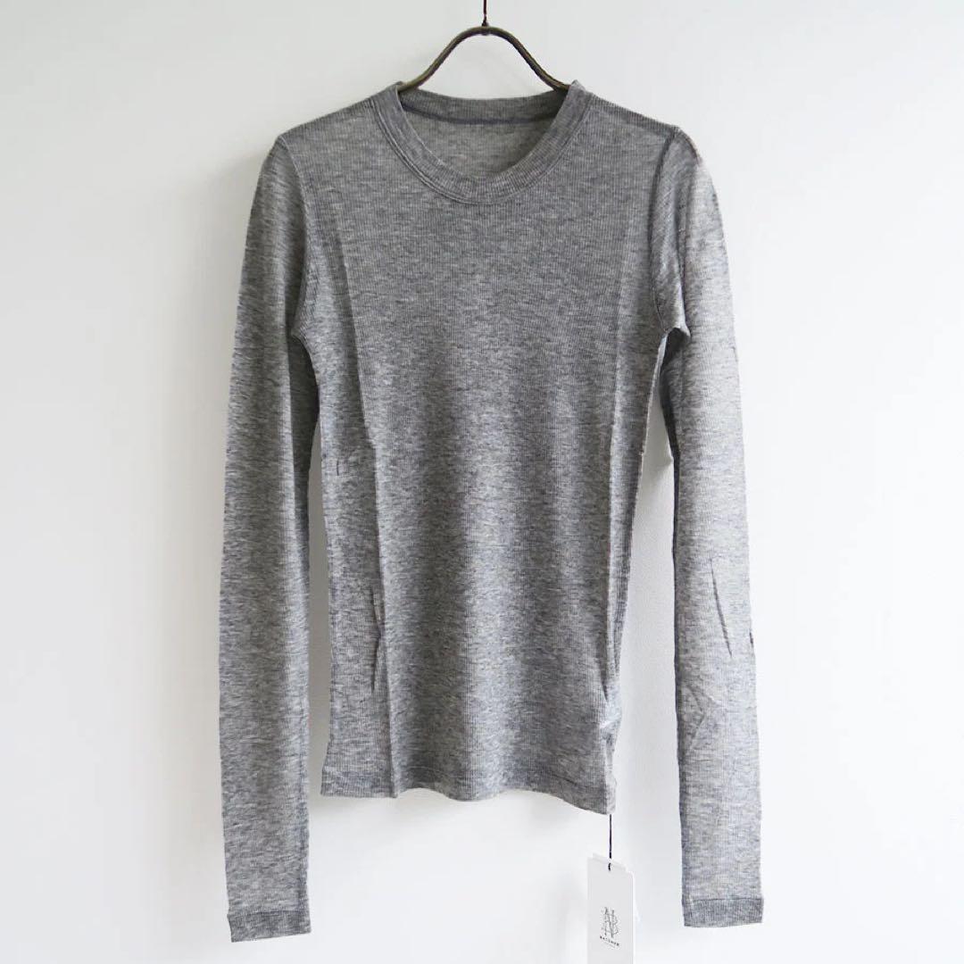 BATONER バトナー　MELTY RIB U NECK T-SHIRT