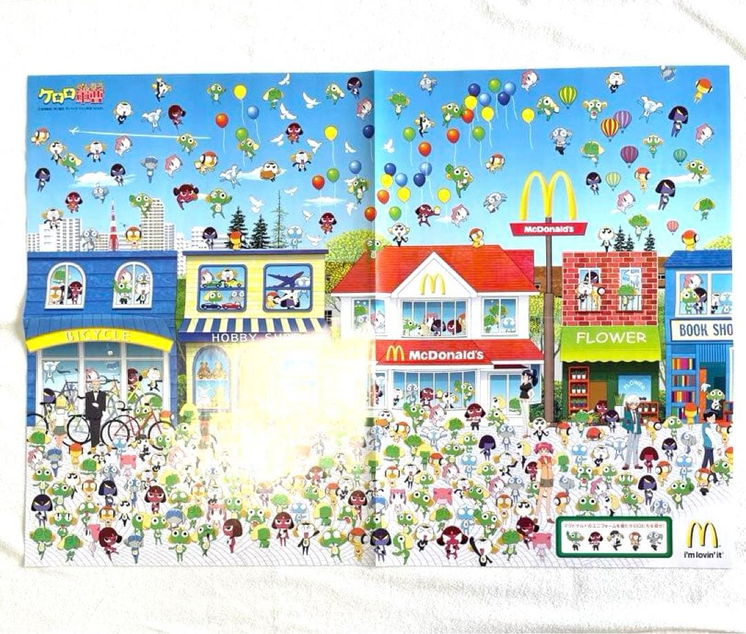 マクドナルドハッピーセット✨ケロロ軍曹✨DVD＆オリジナルポスター