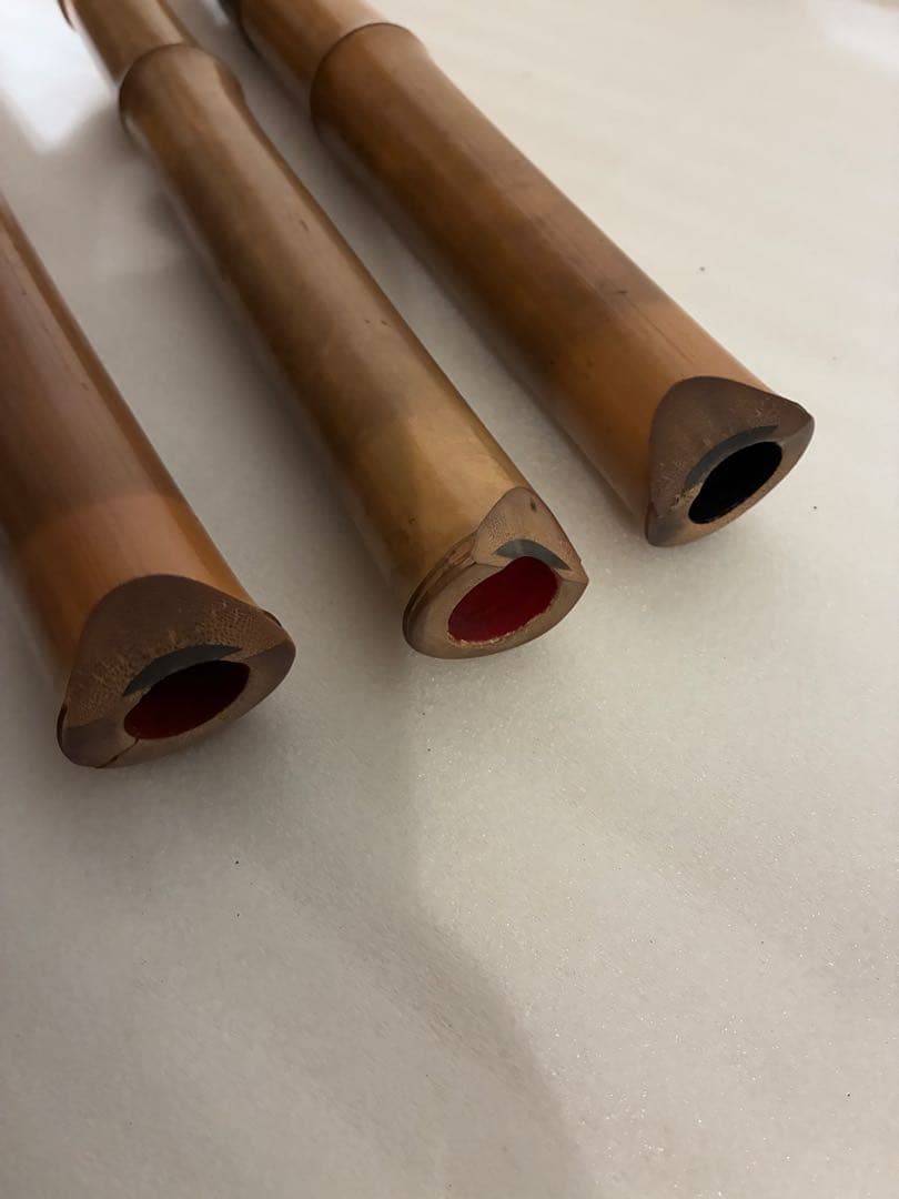 q*i様 尺八 在銘 郭山 和楽器 木管楽器 ３点 まとめ売り【ジャンク】