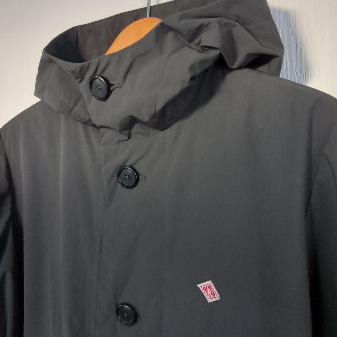 【DANTON】インサレーションフーデッドコート　チャコール　36