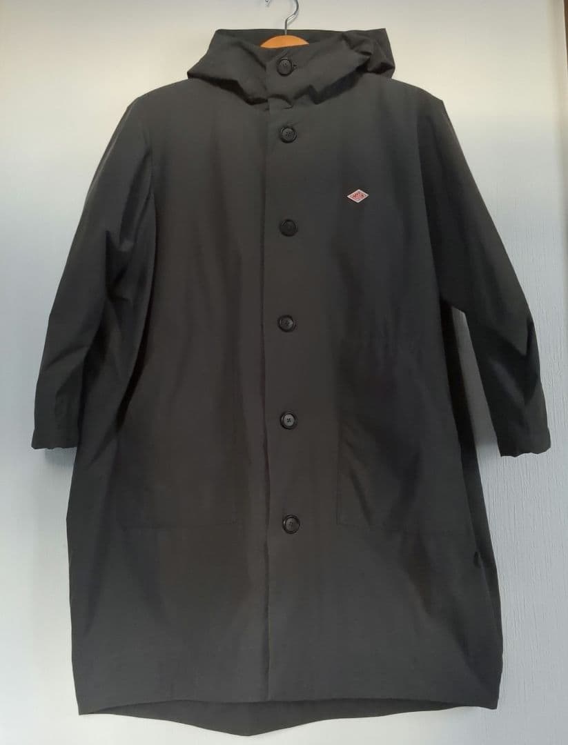 【DANTON】インサレーションフーデッドコート　チャコール　36