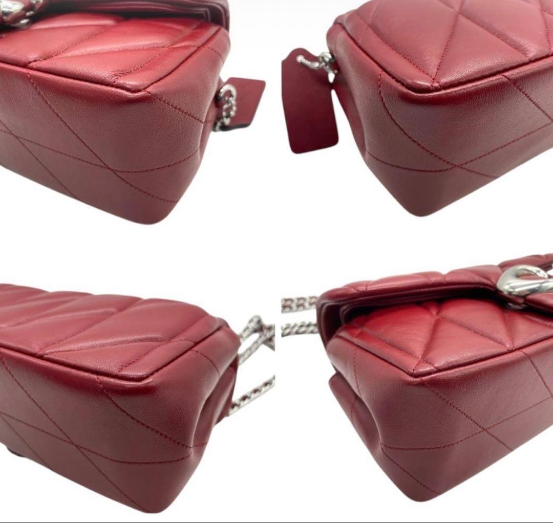 COACH コーチ タビー ショルダー バッグ チェーン20 cp149 ルビー