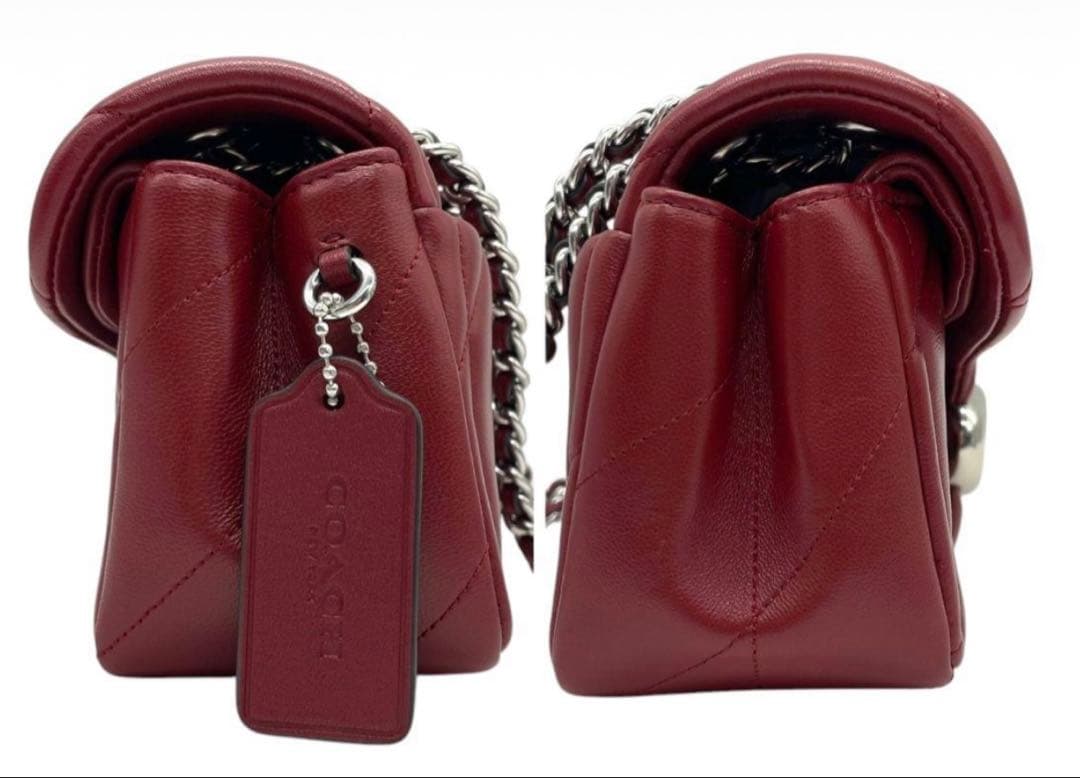 COACH コーチ タビー ショルダー バッグ チェーン20 cp149 ルビー