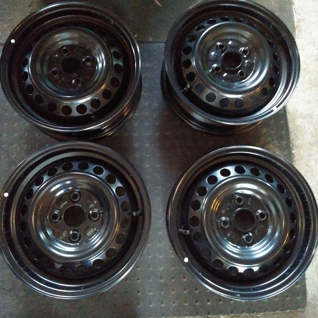 ダイハツ 純正鉄ホイール スチールホイール 4個セット 新車外し 14インチ