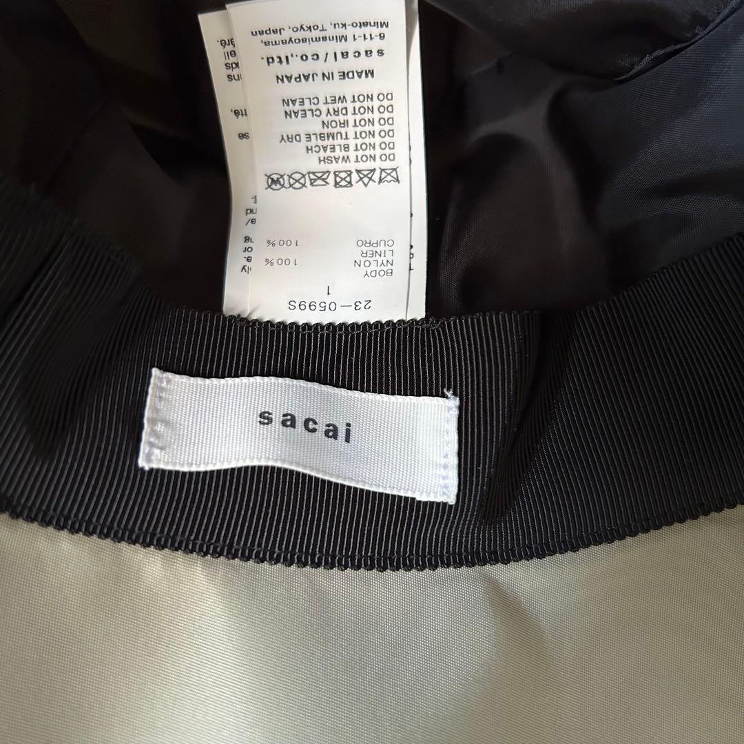sacai（サカイ）バケットハット ダブルブリム サイズ1 ユニセックス