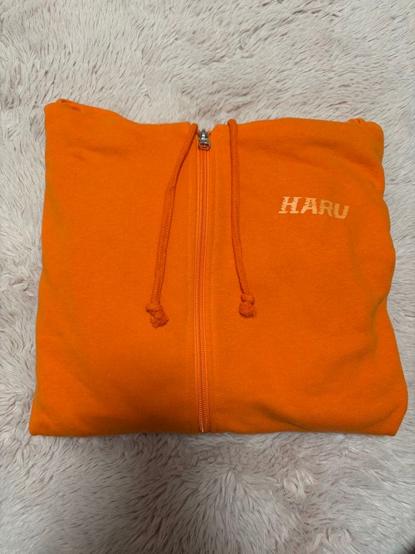 超特急　ハル　ジップパーカー　オレンジ