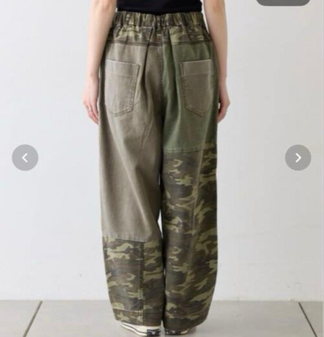 A*u様 【etsinta／エシンタ】リメイク切り替えミリタリーパンツ