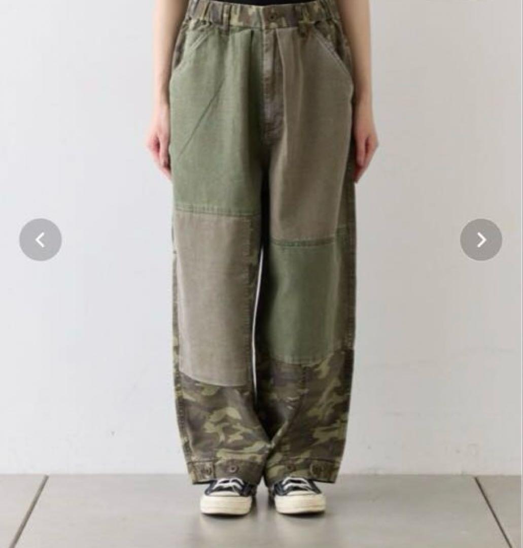 A*u様 【etsinta／エシンタ】リメイク切り替えミリタリーパンツ