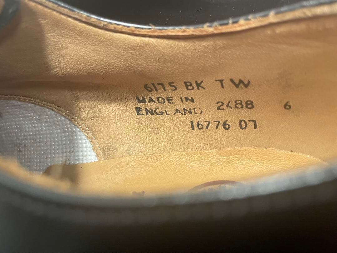 nps プレーントゥ サービスシューズ UK6