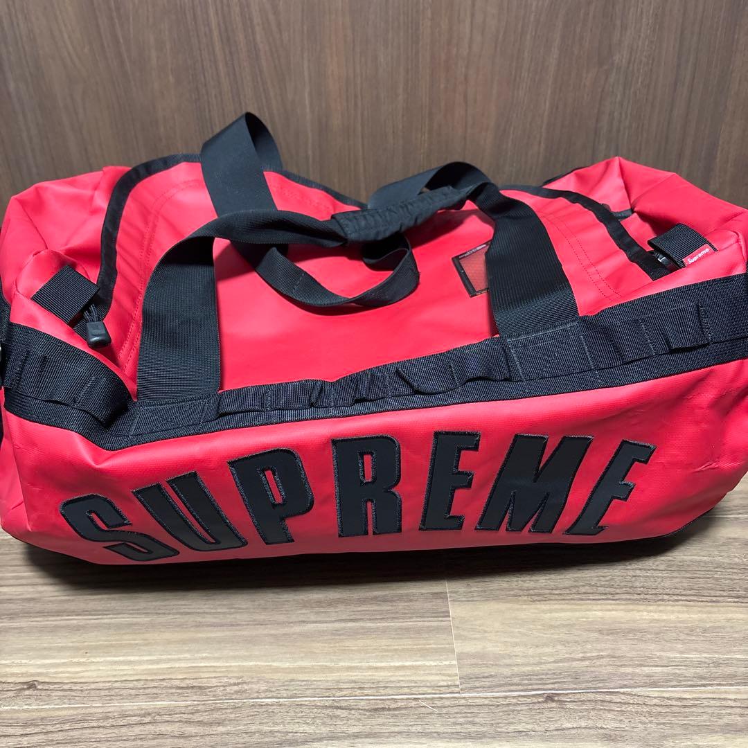SUPREME THE NORTH FACE ボストンバッグ レッド