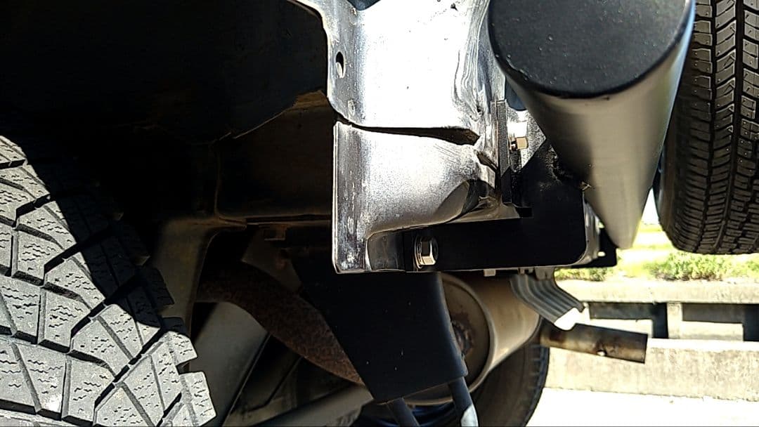 河　パジェロミニ　H56A リアバンパー　パイプバンパー