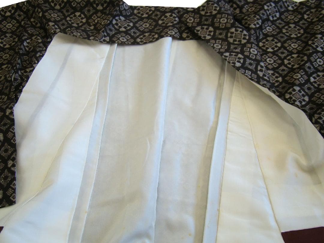 創作用 本場 奄美 龍郷 大島紬・泥染 大島 正絹 計3枚 セット Vｓ529