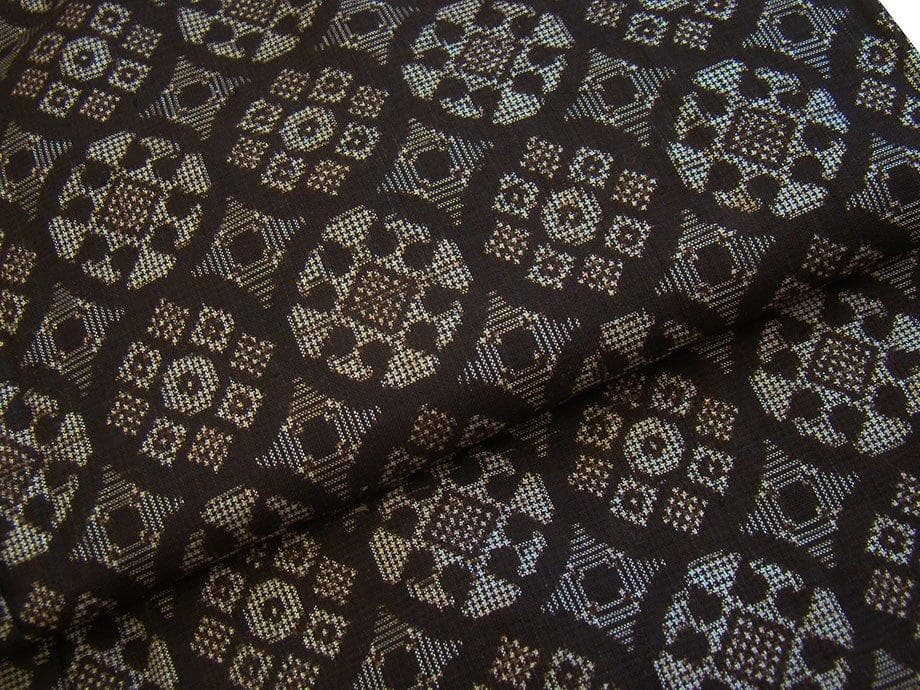 創作用 本場 奄美 龍郷 大島紬・泥染 大島 正絹 計3枚 セット Vｓ529