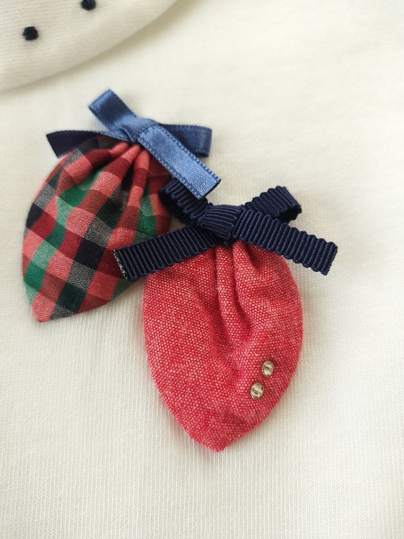 [[[ご成約済み]]]　familiar　140 半袖ワンピース チェック柄