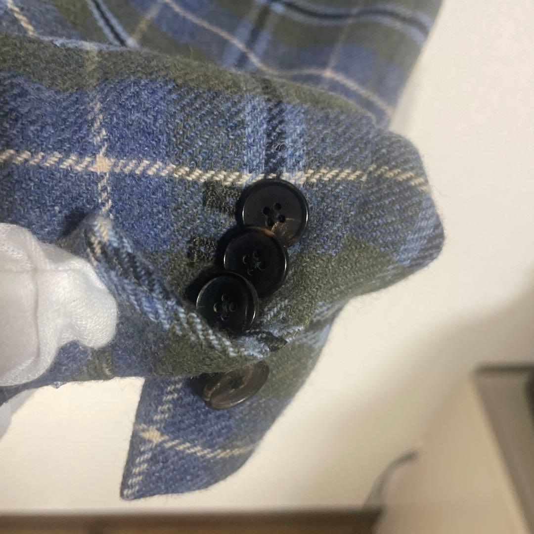 LARDINI テーラードジャケット グレー・ブルー