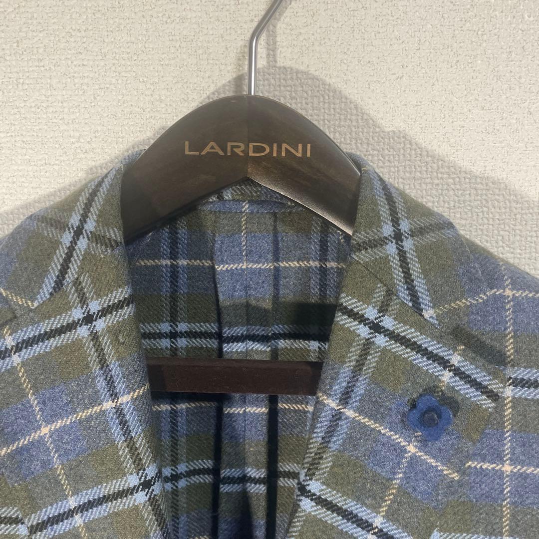 LARDINI テーラードジャケット グレー・ブルー